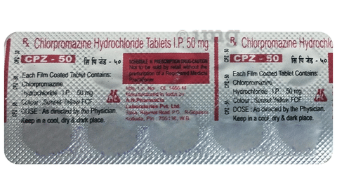 CPZ 50 Tablet image