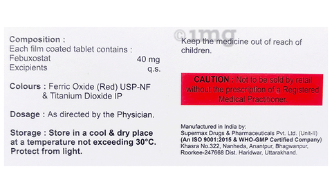 Febomus 40 Tablet image