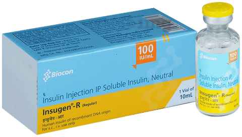 Insugen-R 100IU/ml Solution for Injection image Insugen-R 100IU/ml Solution for Injection image