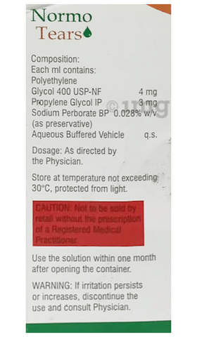 Normo Tears Eye Drop image