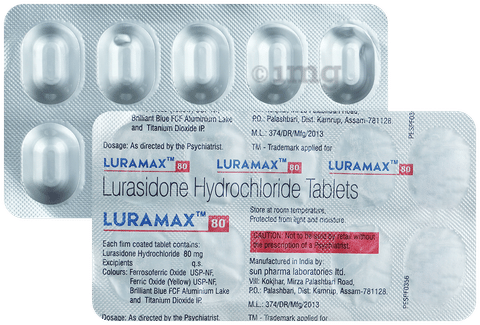 Luramax 80mg Tablet image