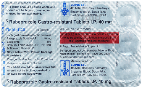 rABlet 40 Tablet image