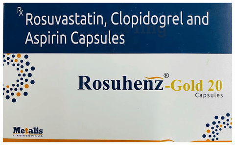 Rosuhenz Gold 20 Capsule image Rosuhenz Gold 20 Capsule image