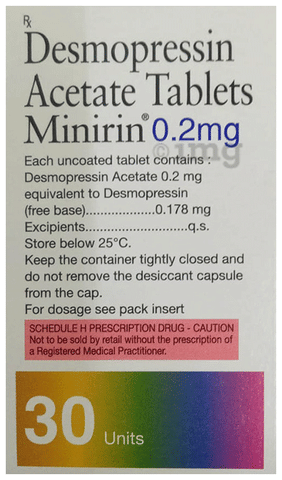 Minirin 0.2mg Tablet image