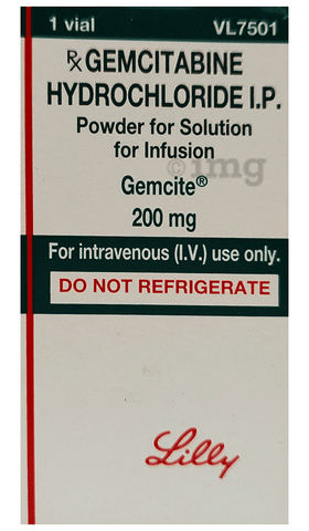 Gemcite 200mg Injection image