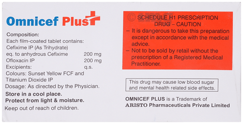 Omnicef Plus 200mg/200mg Tablet