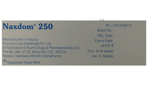 Naxdom 250 Tablet image Naxdom 250 Tablet image