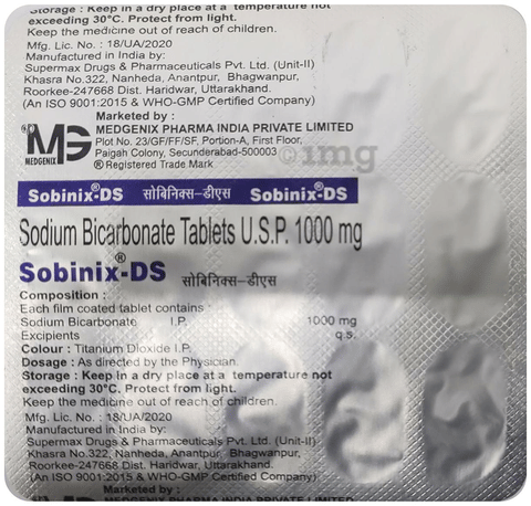 Sobinix DS 1000mg Tablet image Sobinix DS 1000mg Tablet image