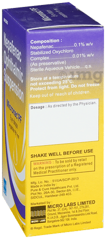 Micronac PF Eye Drop