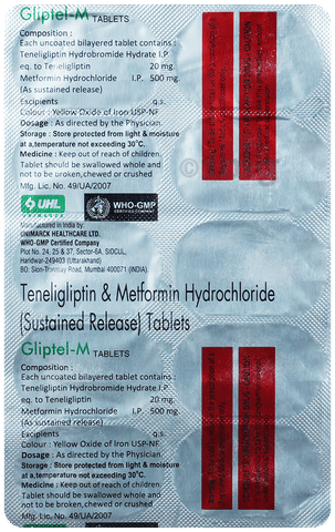 Gliptel-M Tablet SR image Gliptel-M Tablet SR image