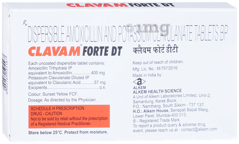 Clavam Forte DT Tablet