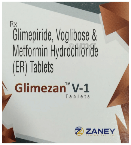Glimezan V 1 Tablet ER image Glimezan V 1 Tablet ER image
