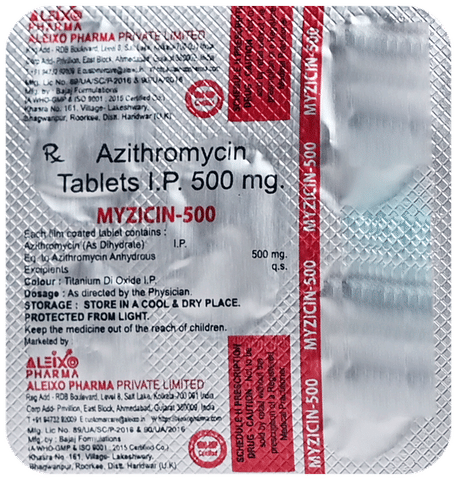 Myzicin 500 Tablet image