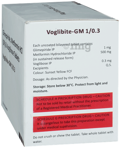Voglibite-GM 1/0.3 Tablet SR image