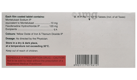 Montecip FX 10mg/120mg Tablet image Montecip FX 10mg/120mg Tablet image