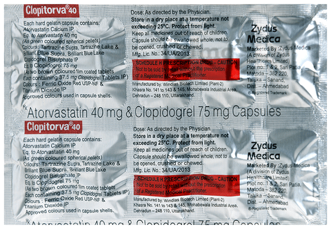 Clopitorva 40 Capsule image