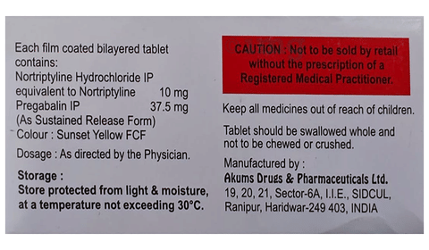 Gabavolt NT 37.5 Tablet SR image Gabavolt NT 37.5 Tablet SR image