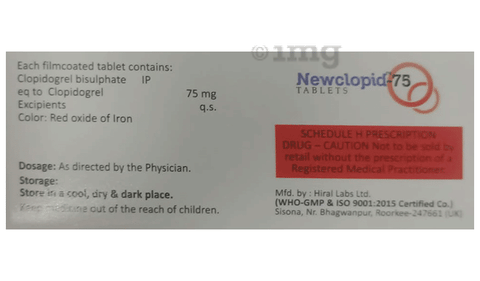 Newclopid 75 Tablet image