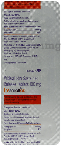 Vsmall OD 100mg Tablet SR image