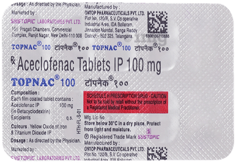 Topnac 100mg Tablet image