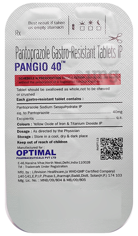 Pangio 40 Tablet image