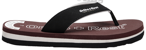 Ortho Rest Men Slipper Orthopedic Super Soft Lightweight and Comfortable Flip Flops for Home Daily Use Maroon 6