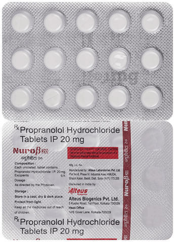 Nuro Beta 20mg Tablet image