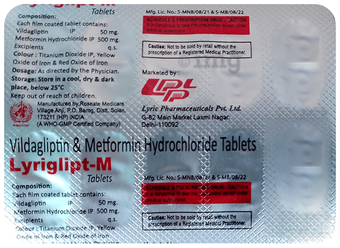 Lyriglipt M Tablet image Lyriglipt M Tablet image