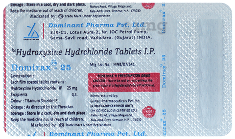 Domirax 25 Tablet image Domirax 25 Tablet image