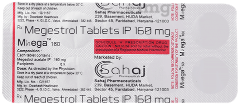 Mhega 160mg Tablet image