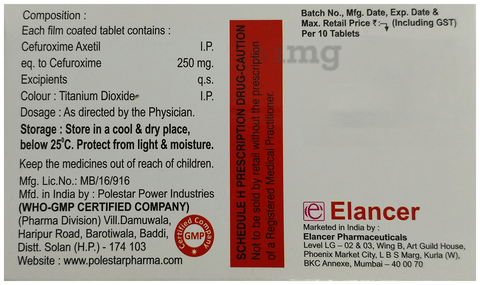Cefaro 250 Tablet image Cefaro 250 Tablet image