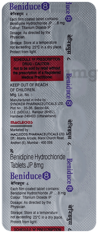 Beniduce 8mg Tablet image
