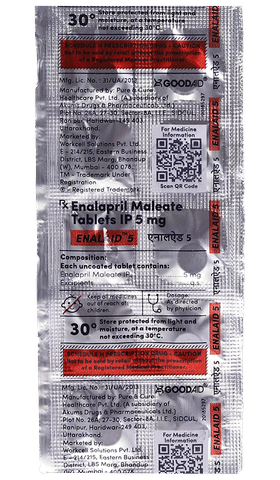 Enalaid 5 Tablet image