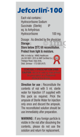Jefcorlin 100 Injection image