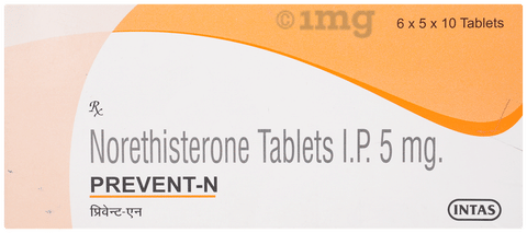 Prevent N 5mg Tablet image
