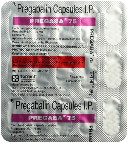pregaba 75 Capsule image