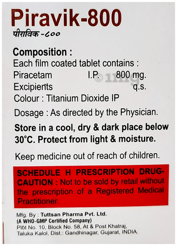 Piravik 800 Tablet image Piravik 800 Tablet image