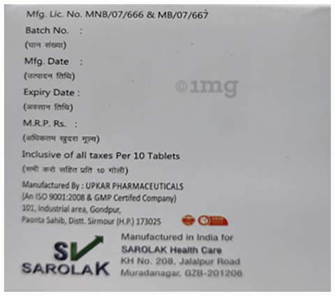 Sarolak-APS Tablet