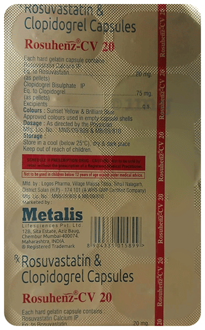 Rosuhenz-CV 20 Capsule