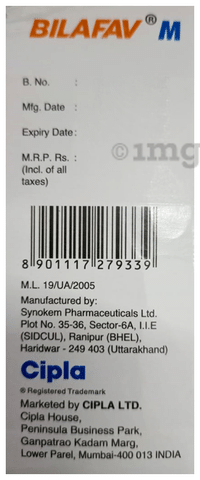 Bilafav M Oral Suspension Mango