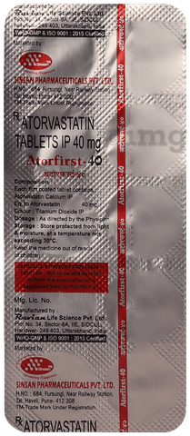 Atorfirst 40 Tablet image