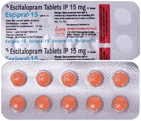 Escipra 15mg Tablet image