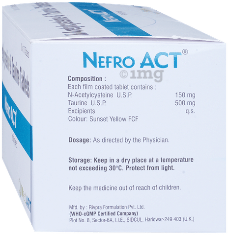 Nefro ACT 500mg/150mg Tablet