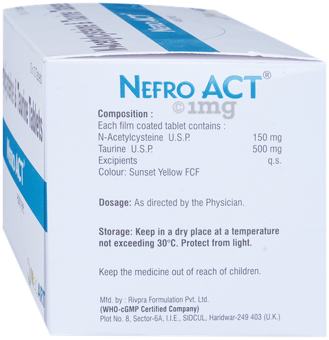 Nefro ACT 500mg/150mg Tablet image