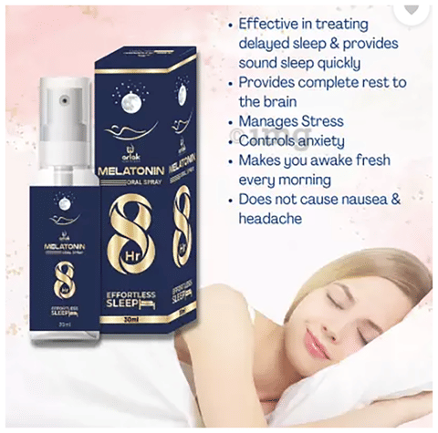 Arlak's Melatonin Oral Spray (30ml Each): Buy combo pack of 2.0