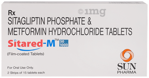 Sitared-M 50/1000 Tablet image Sitared-M 50/1000 Tablet image
