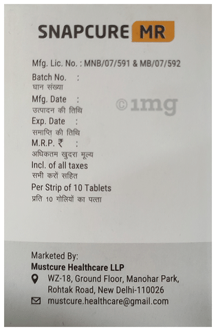 Snapcure MR Tablet image Snapcure MR Tablet image