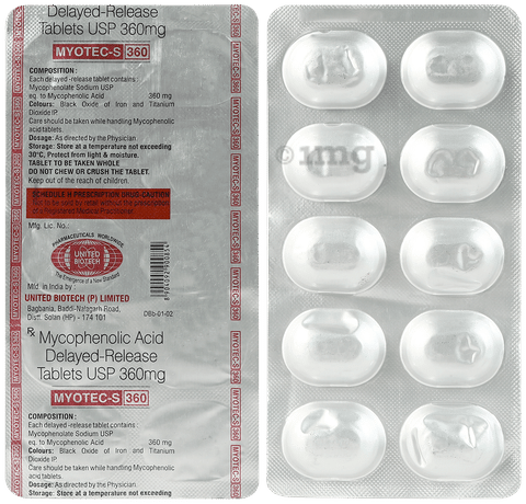 Myotec S 360mg Tablet