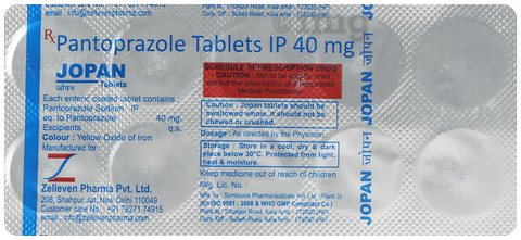 Jopan 40mg Tablet image