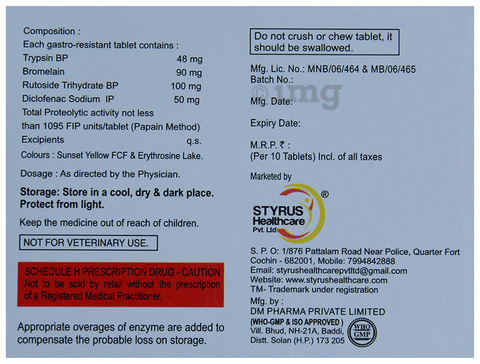 Enzorelief-Plus Tablet image